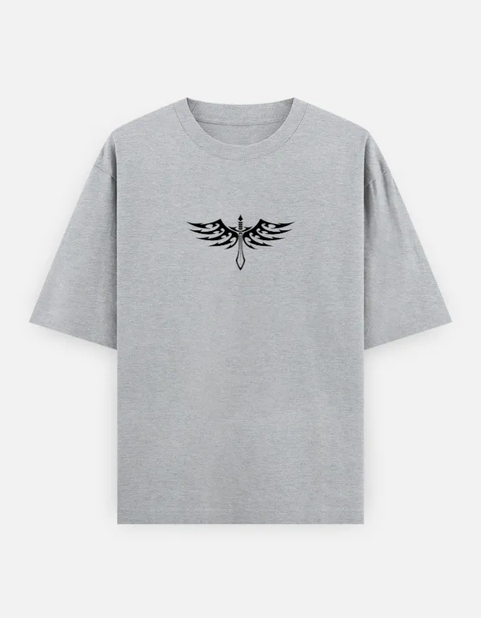 Samurai Warrior Graphic Unisex Oversized T-Shirt 4