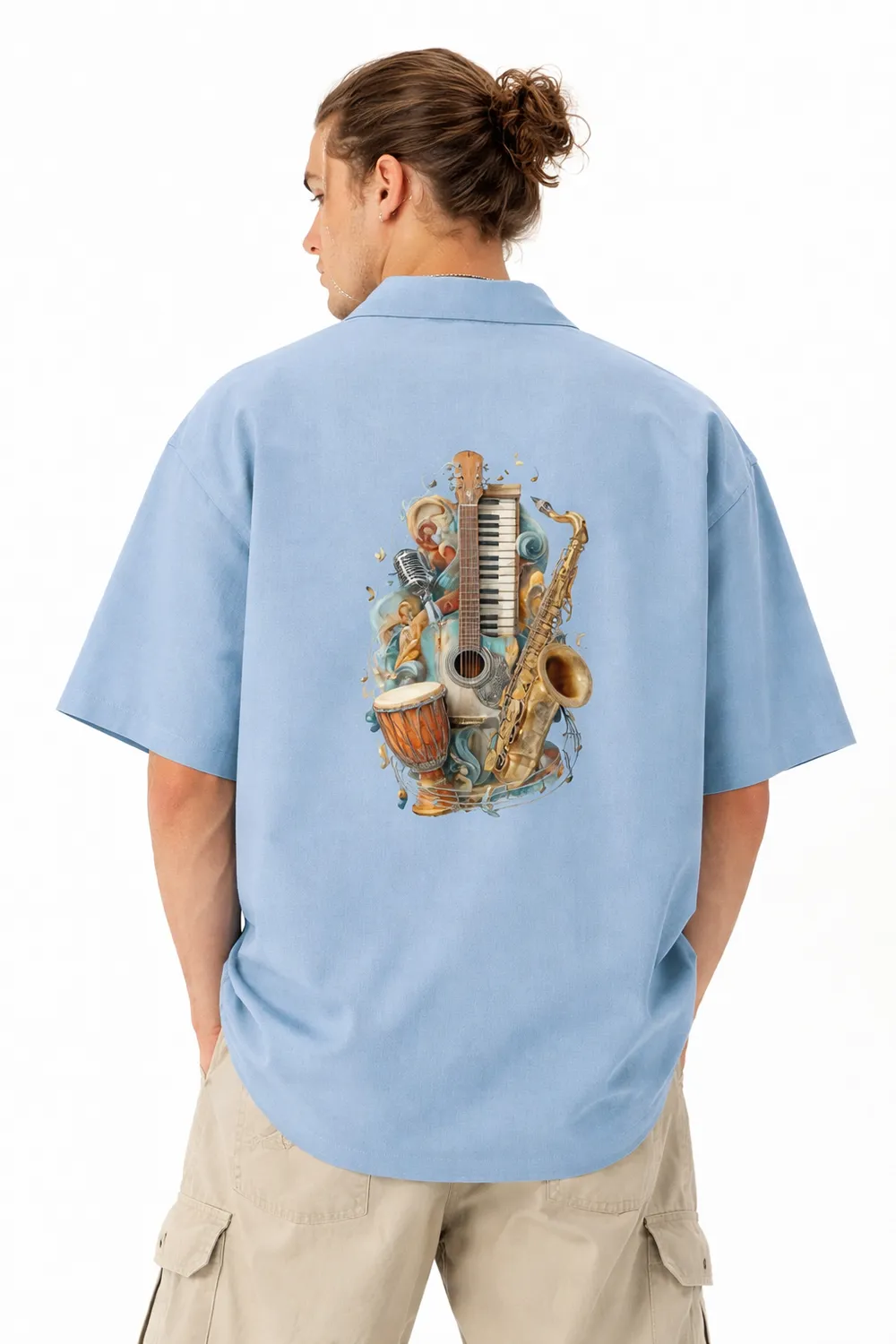 Music Lover Unisex Oversized Graphic Shirt