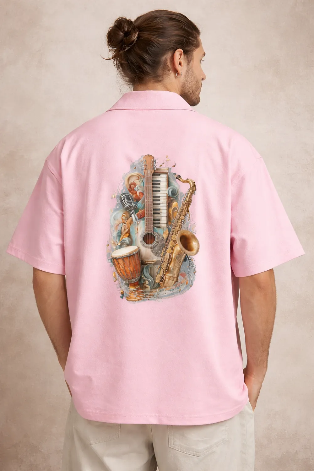 Music Lover Unisex Oversized Graphic Shirt