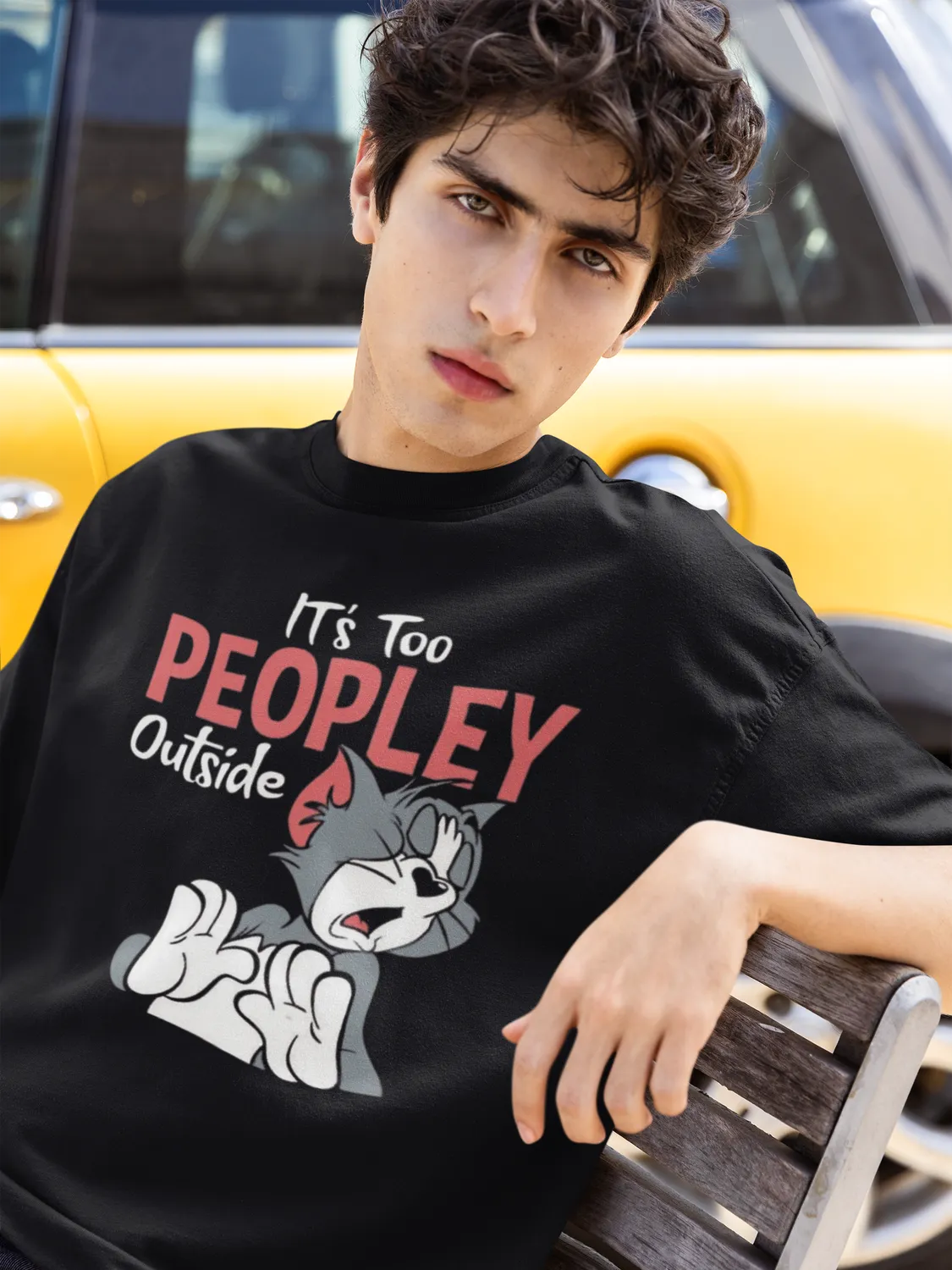 Funny Introvert Unisex Oversized T-Shirt