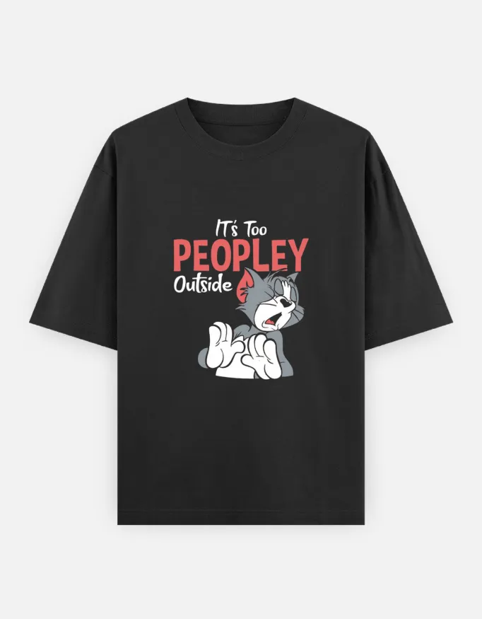 Funny Introvert Unisex Oversized T-Shirt