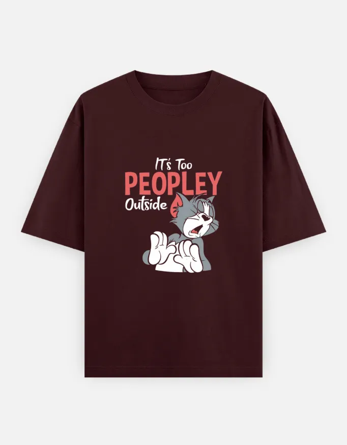Funny Introvert Unisex Oversized T-Shirt 2