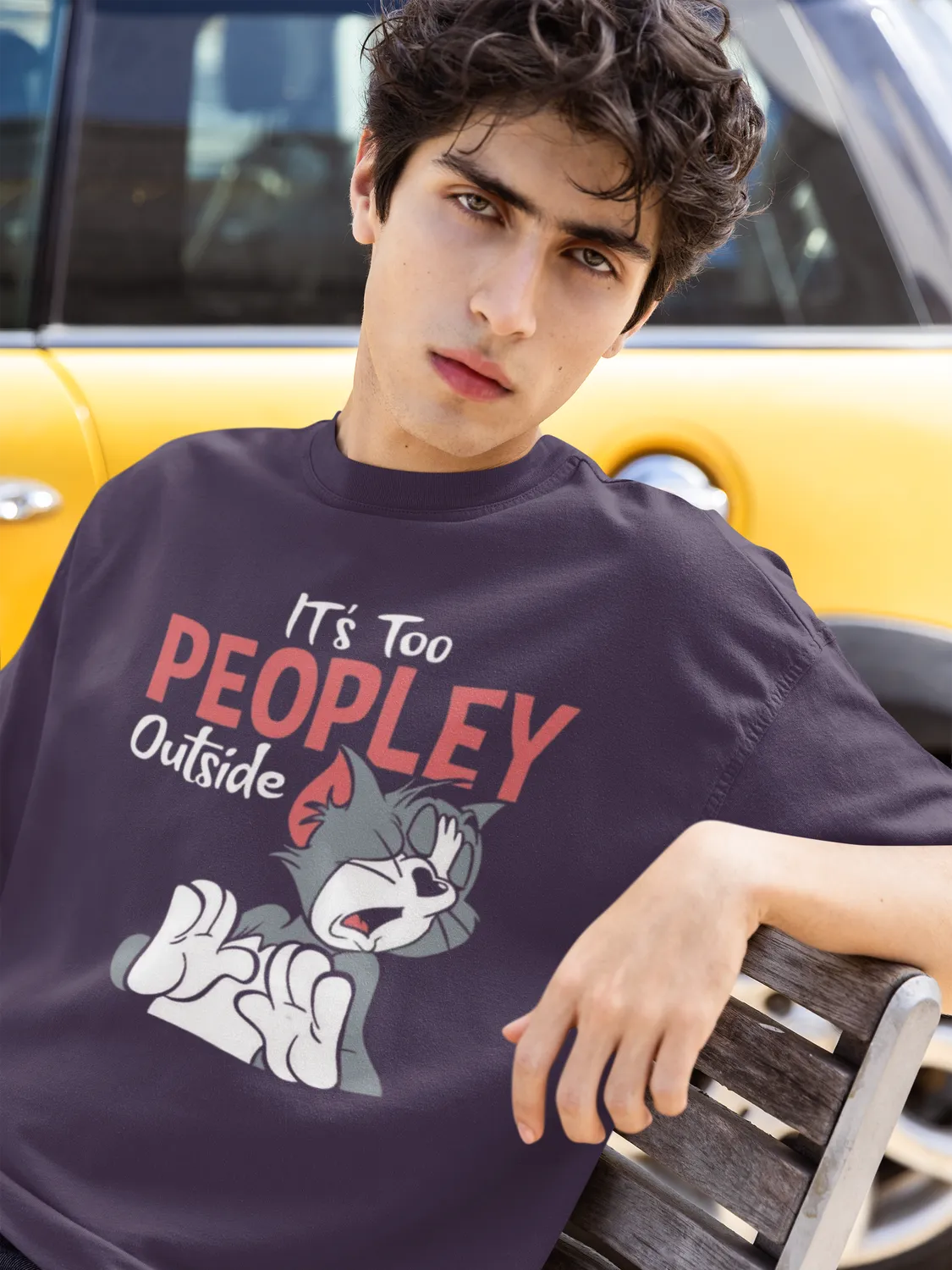Funny Introvert Unisex Oversized T-Shirt