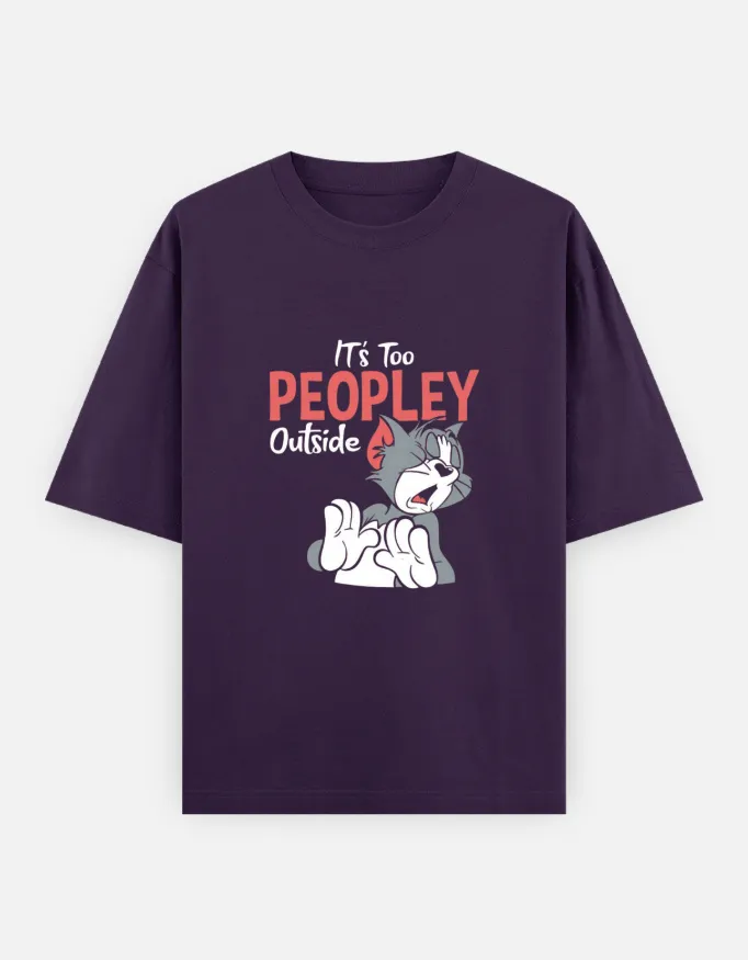 Funny Introvert Unisex Oversized T-Shirt 2