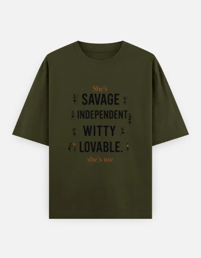 Empowering Women Oversized Graphic T-Shirt 2