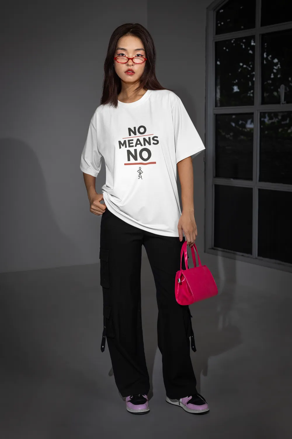 No Means No Oversized T-Shirt