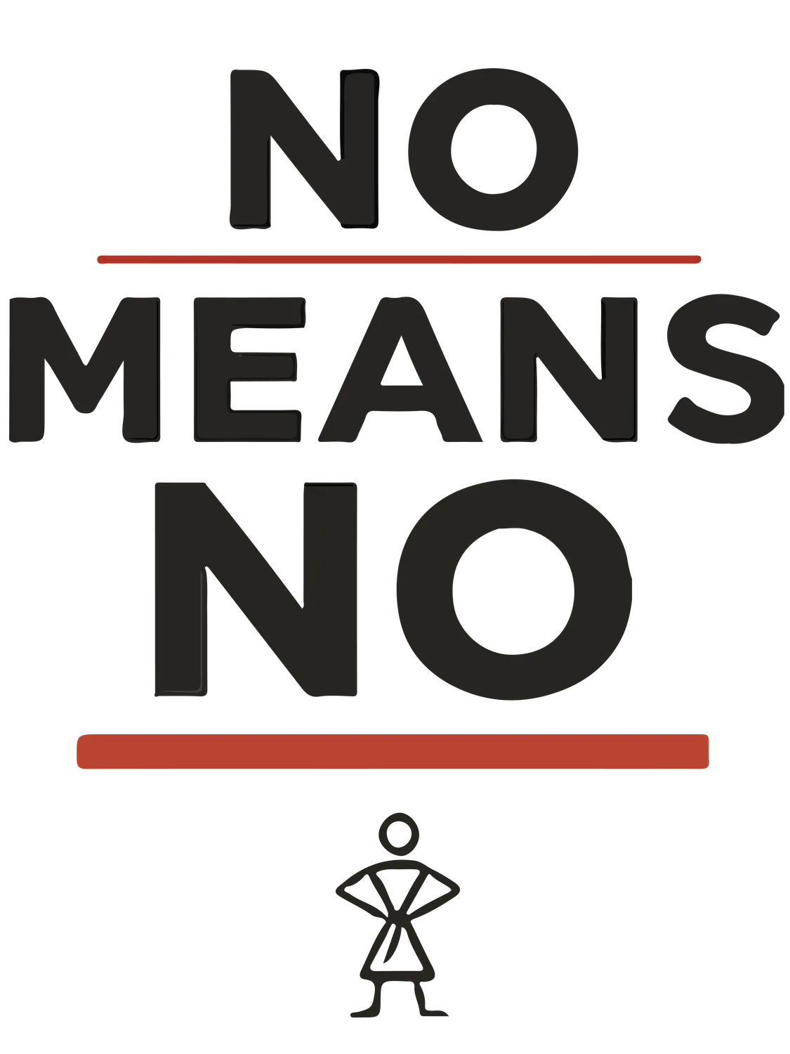 No Means No Oversized T-Shirt 5