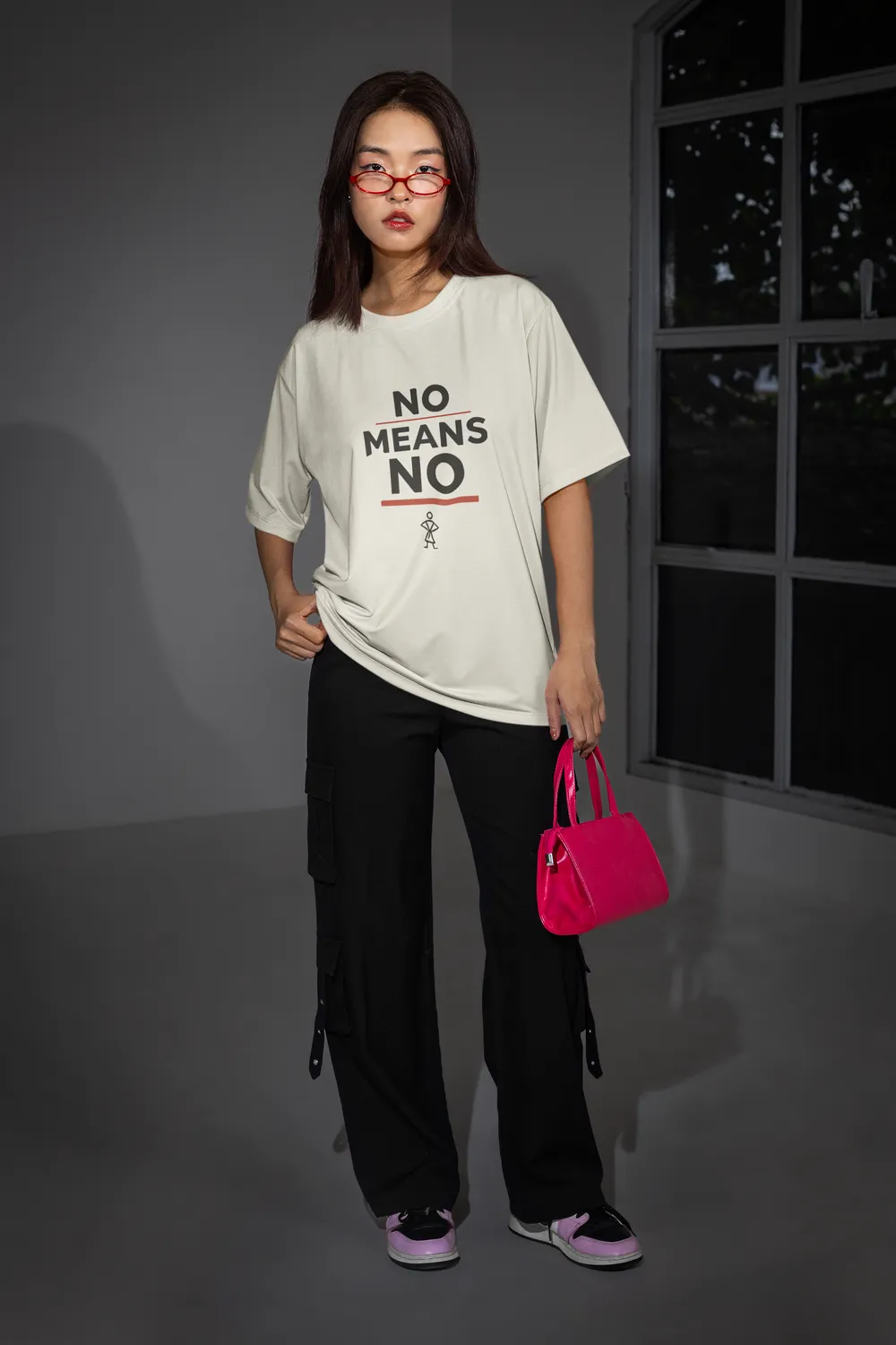 No Means No Oversized T-Shirt 1