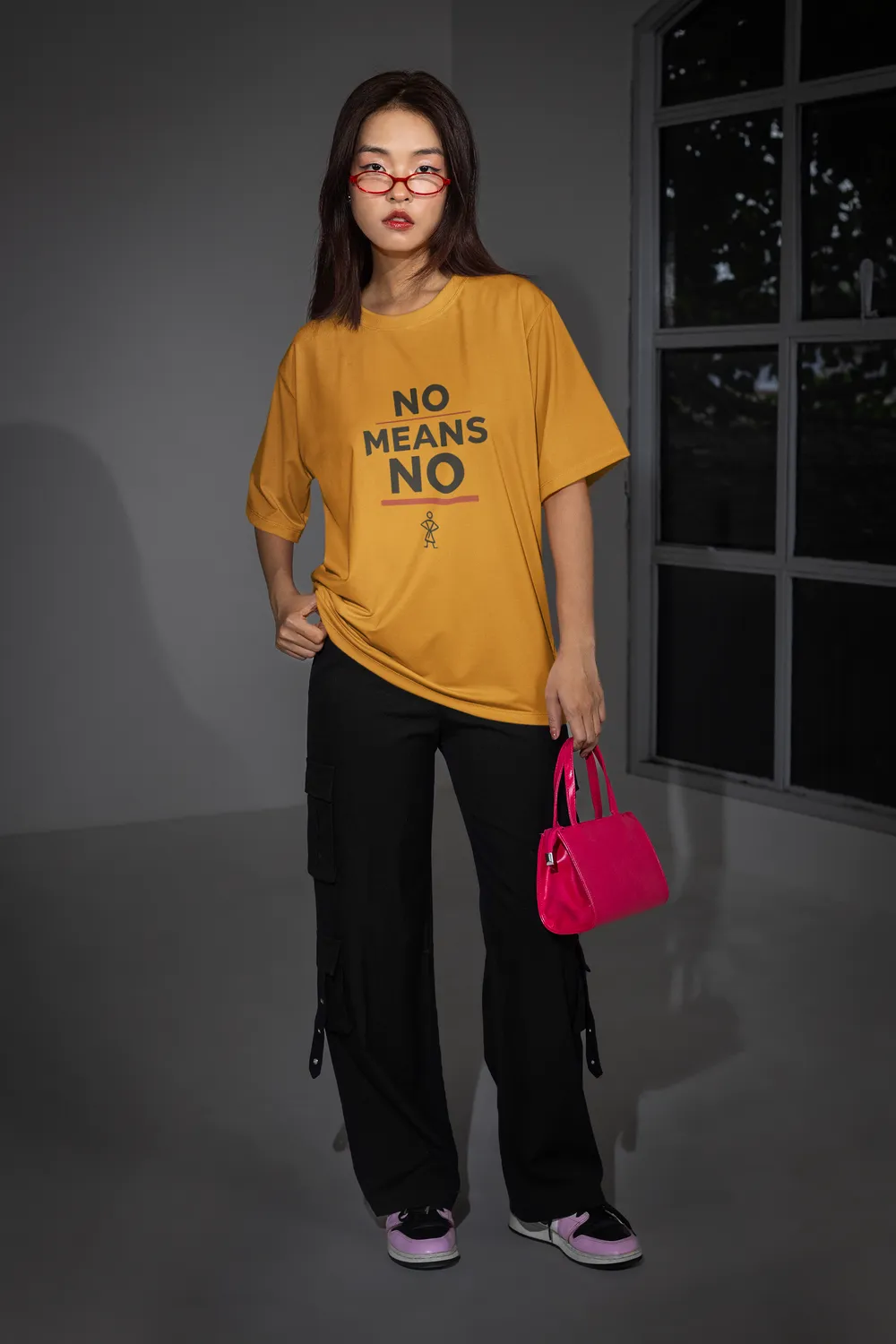 No Means No Oversized T-Shirt