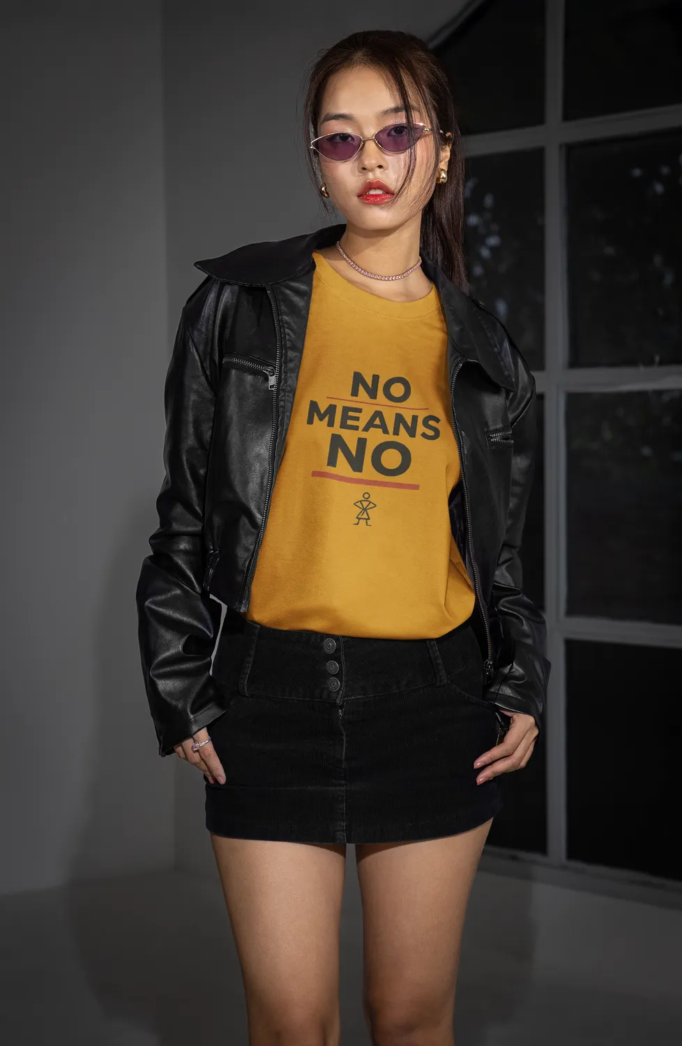No Means No Oversized T-Shirt