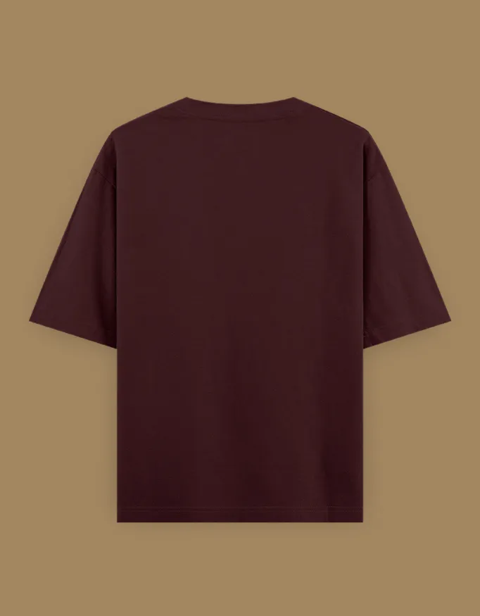 Tiger Claw Warli Art Unisex Oversized T-Shirt 3
