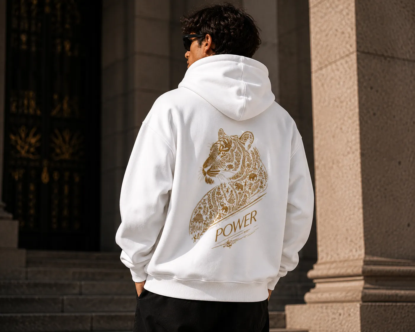 Power Tiger Unisex Oversized Hoodie