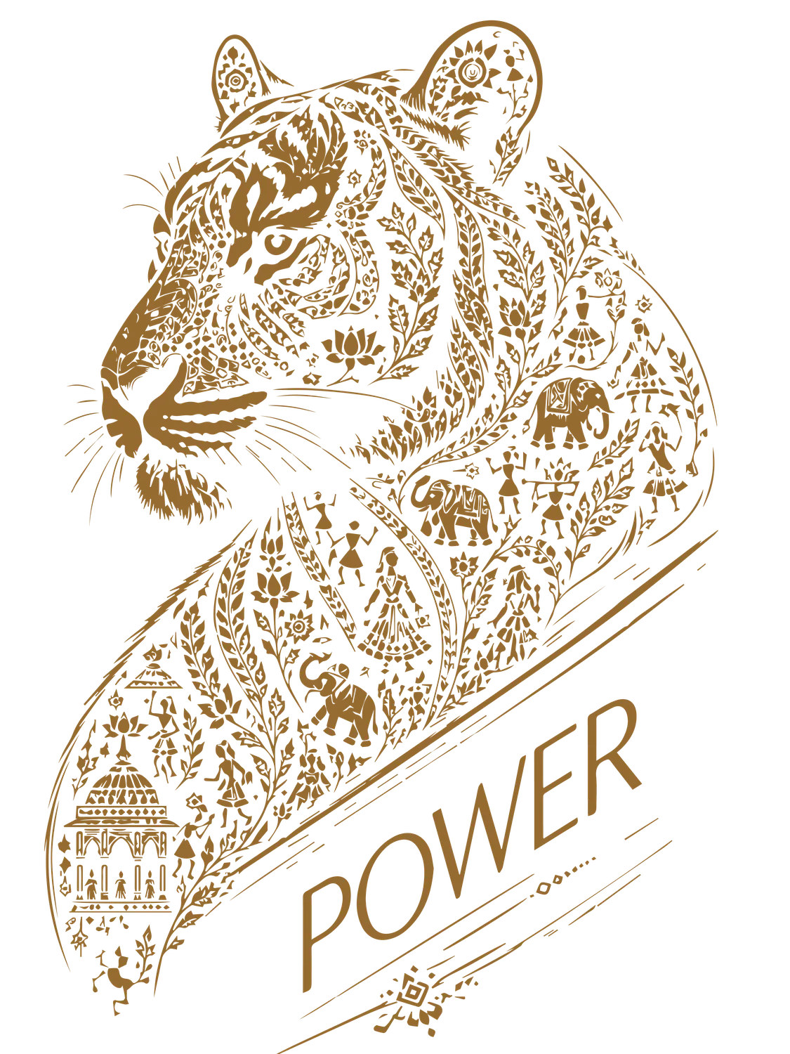 Power Tiger Unisex Oversized Hoodie 5