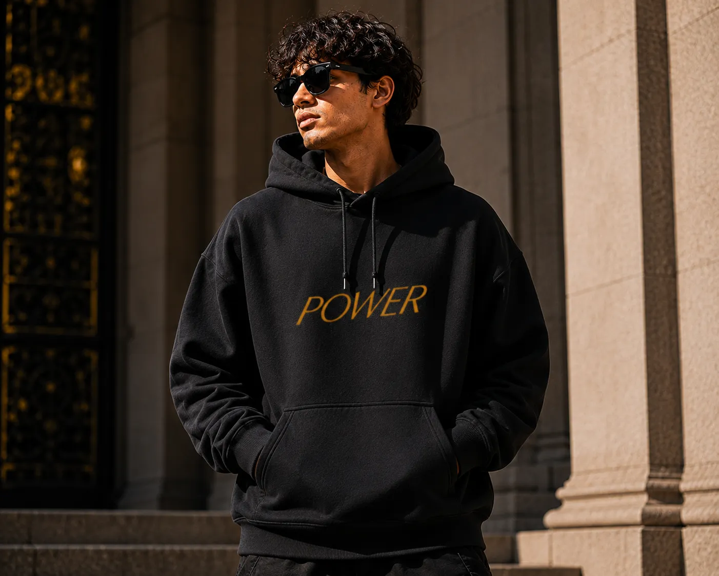 Power Tiger Unisex Oversized Hoodie 2