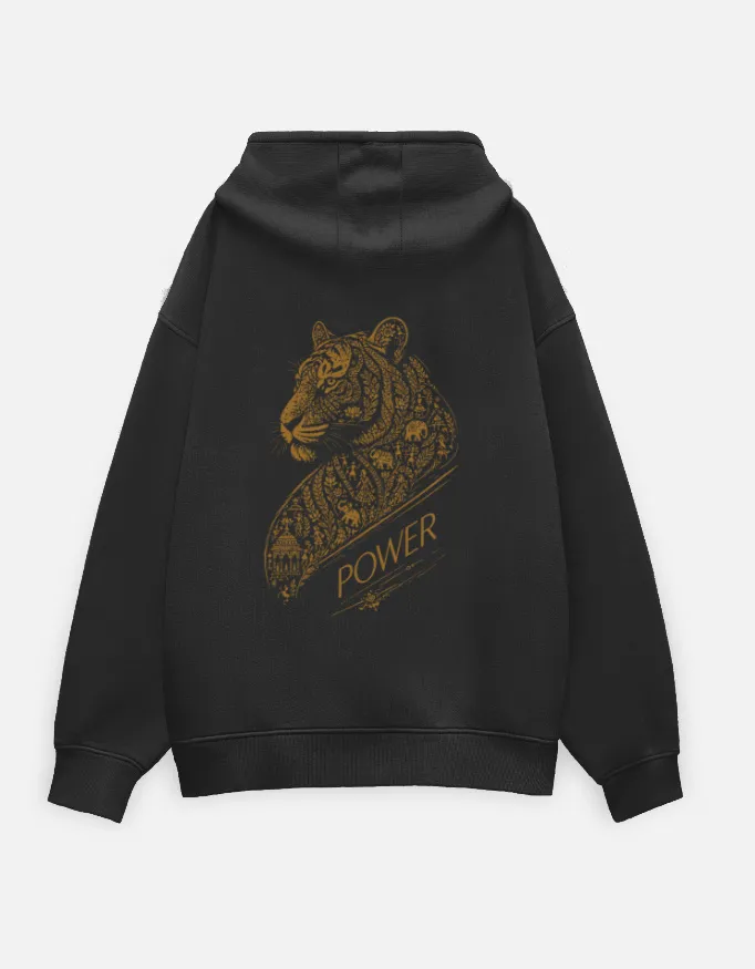 Power Tiger Unisex Oversized Hoodie 3