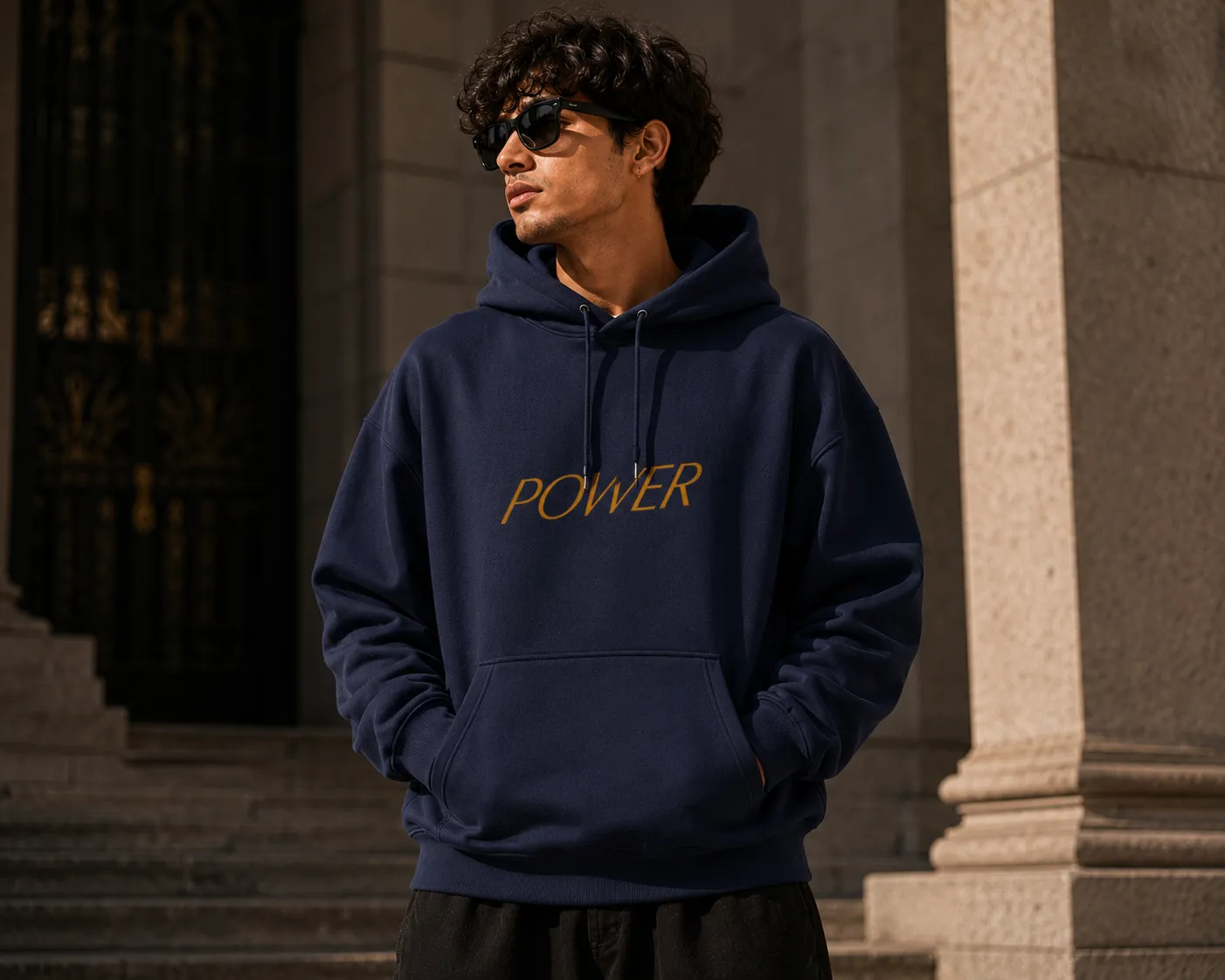 Power Tiger Unisex Oversized Hoodie 2