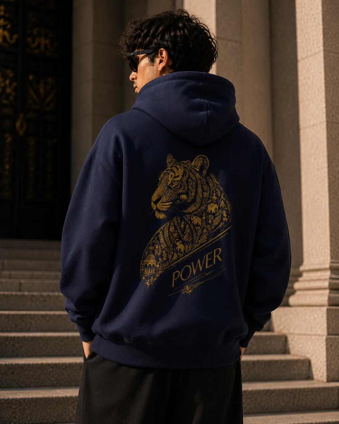 Power Tiger Unisex Oversized Hoodie