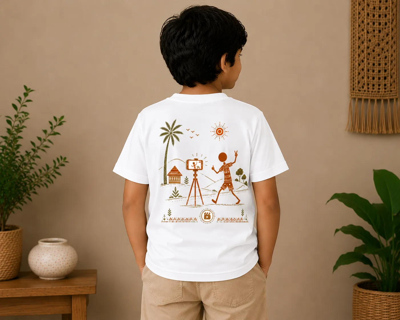 Raised On Reels Gen Z Kids T-Shirt