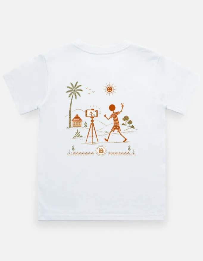 Raised On Reels Gen Z Kids T-Shirt 4