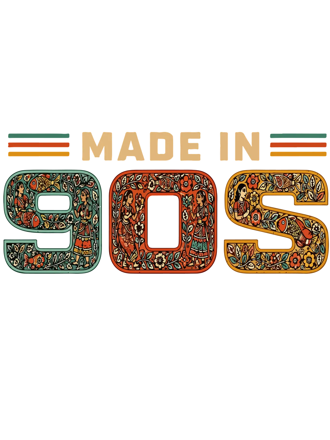 Made in 90s Millennial Oversized T-Shirt 5