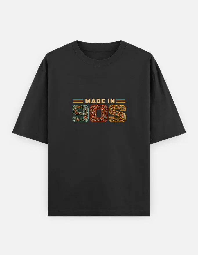 Made in 90s Millennial Oversized T-Shirt 3