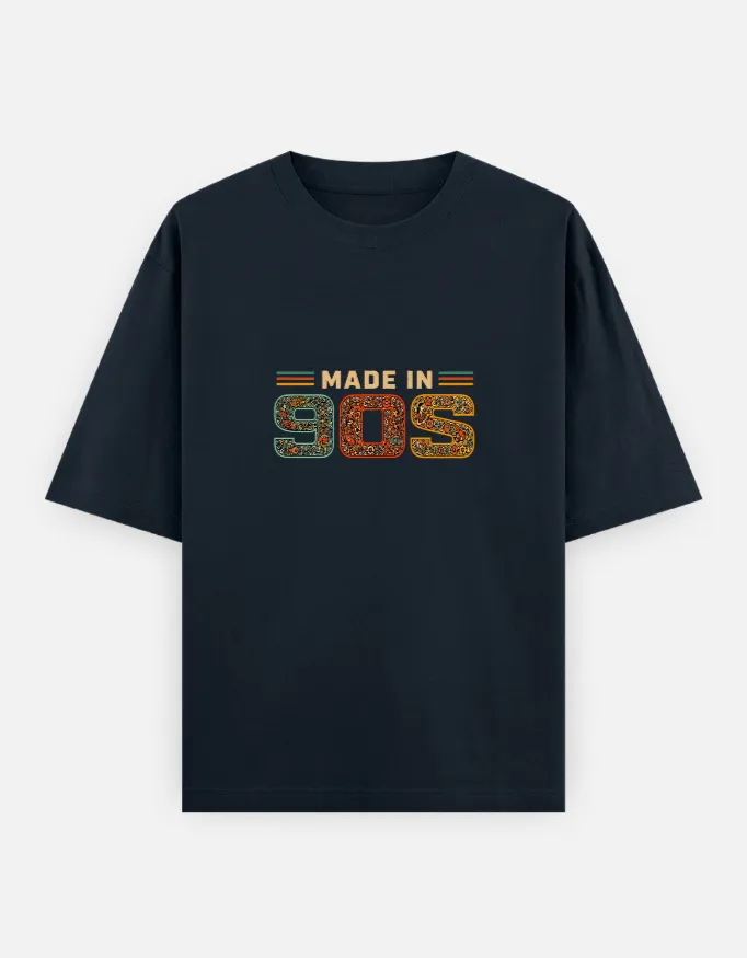 Made in 90s Millennial Oversized T-Shirt 3