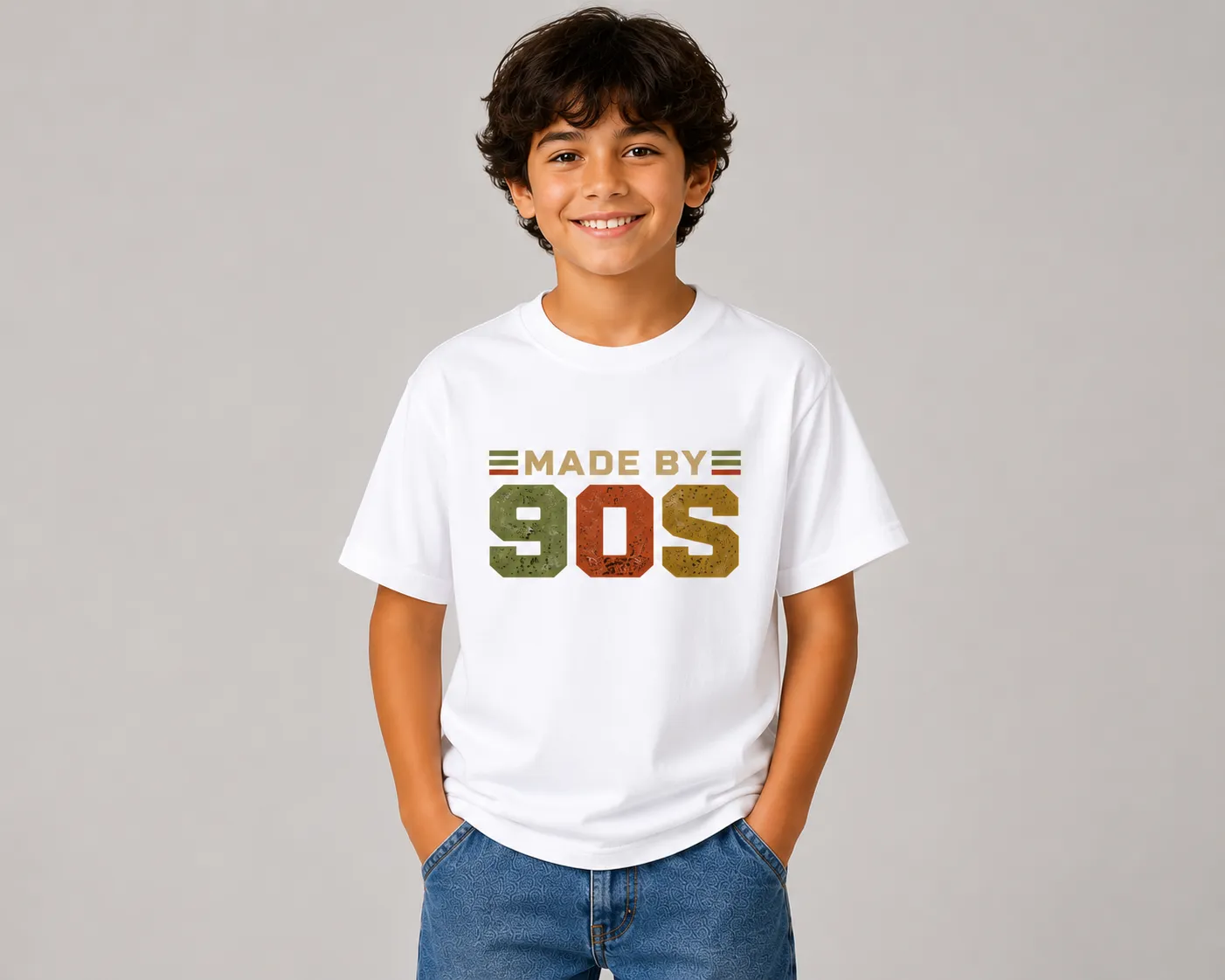 Made by 90s Gen Z Kids T-Shirt 1