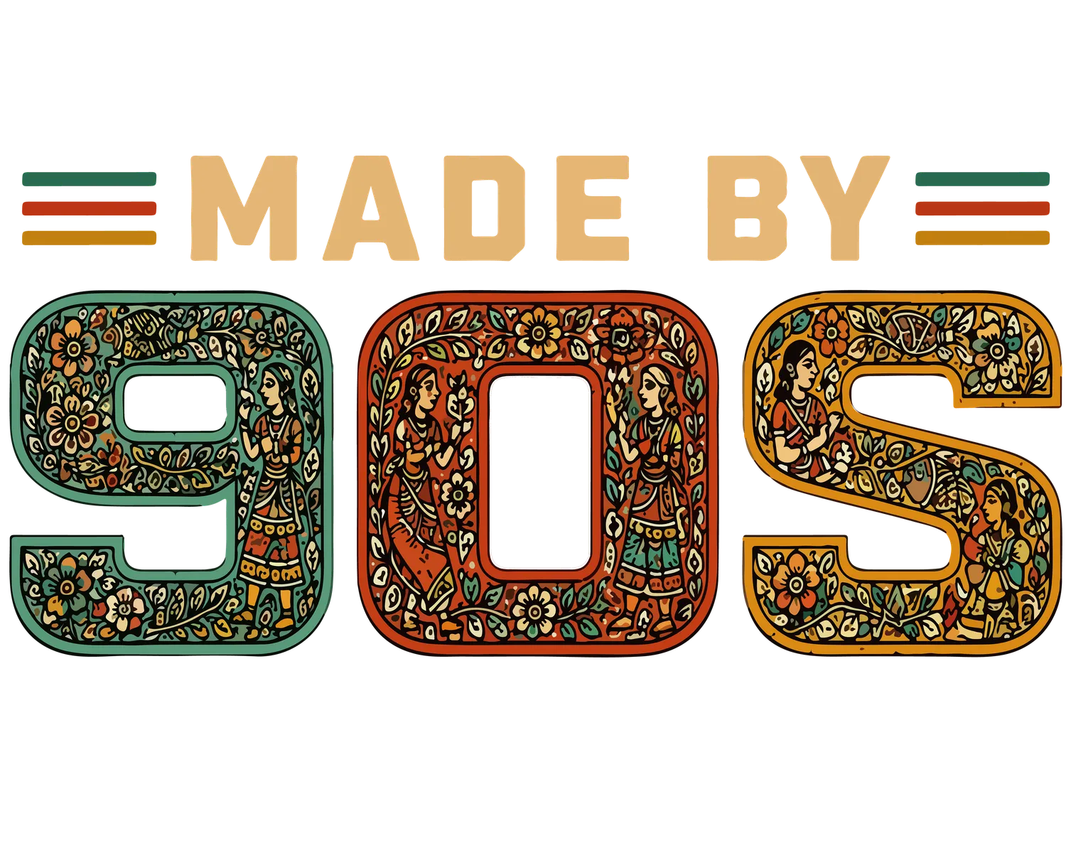 Made by 90s Gen Z Kids T-Shirt 5