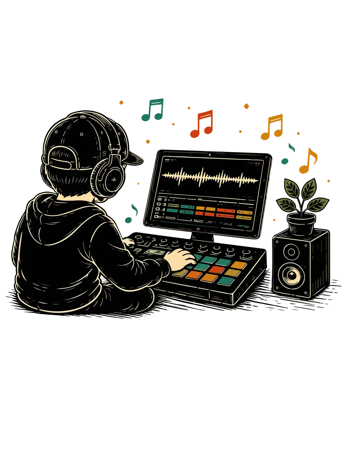 Made by 90s Gen Z Kids T-Shirt 6