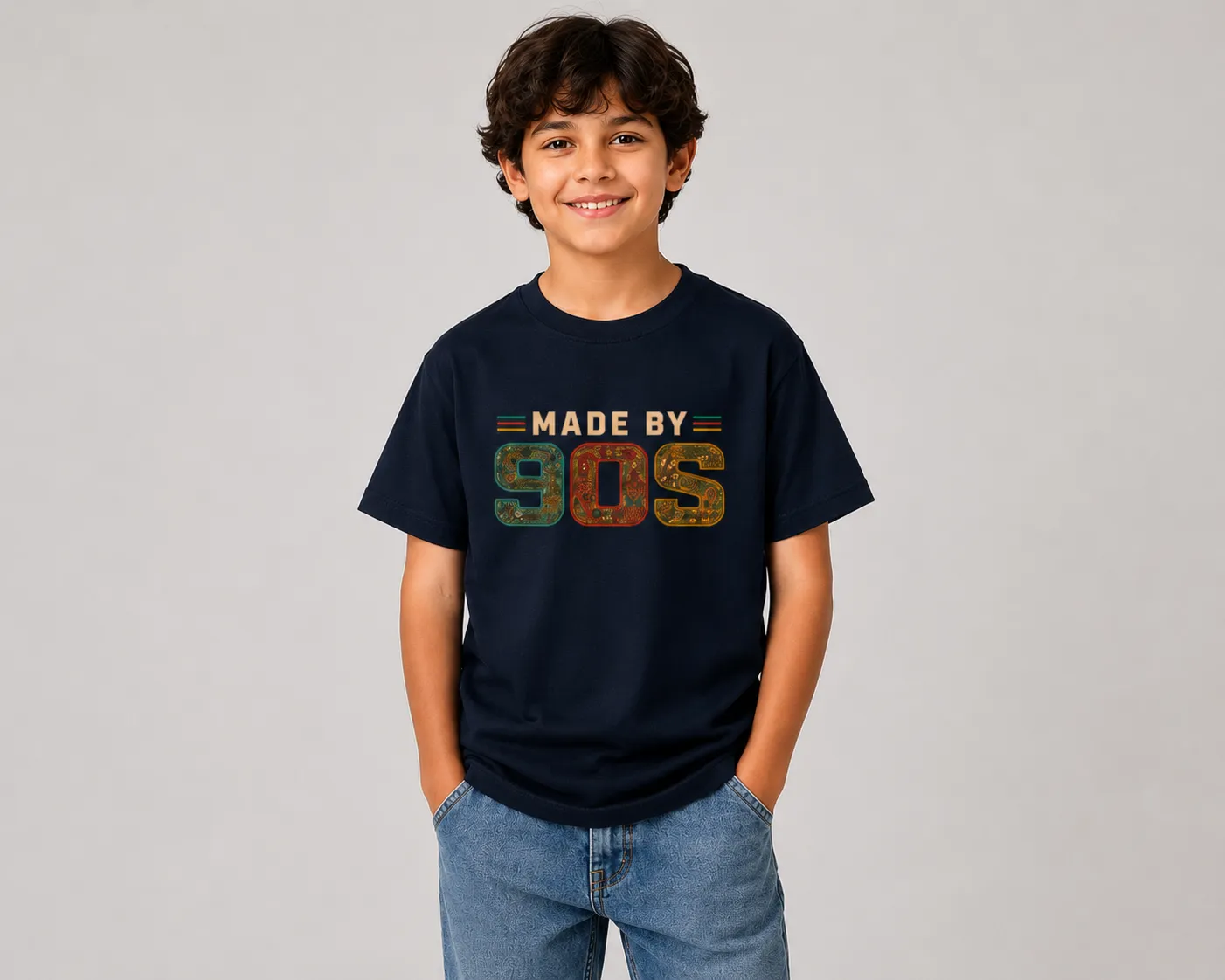 Made by 90s Gen Z Kids T-Shirt 1