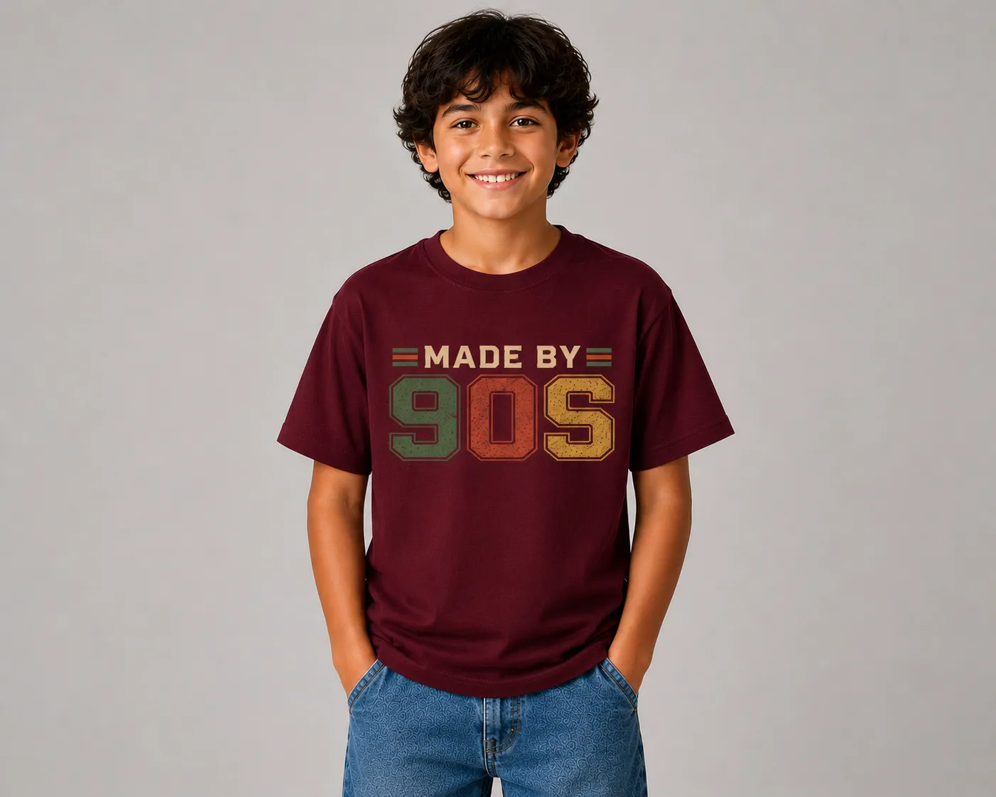 Made by 90s Gen Z Kids T-Shirt 1