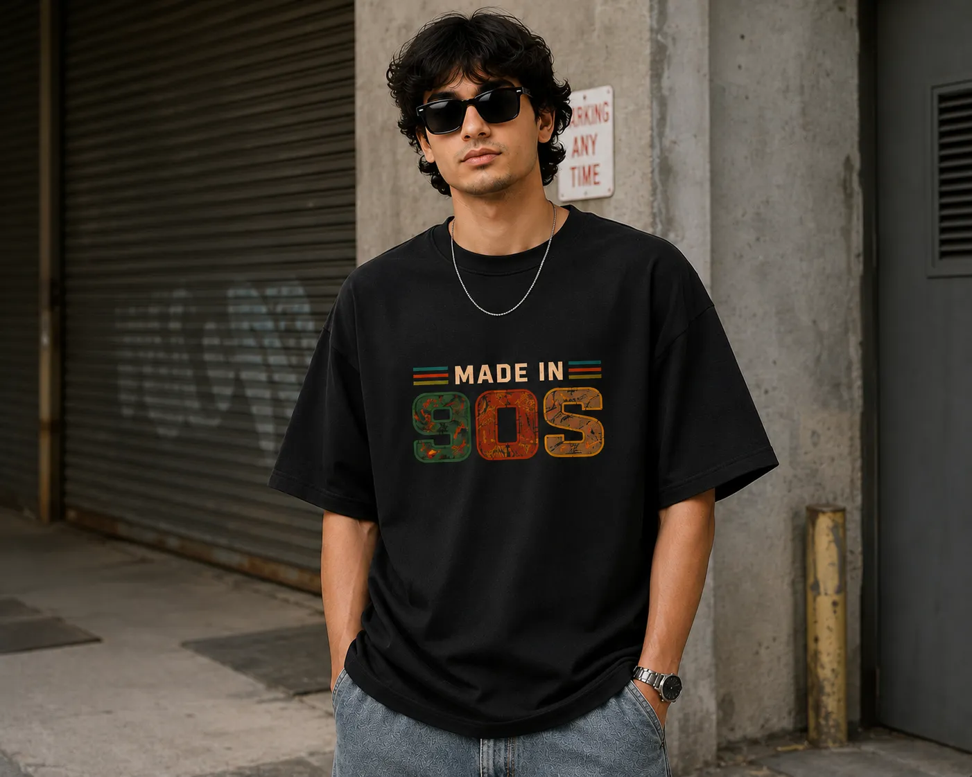 Made in 90s Millennial Oversized T-Shirt 1
