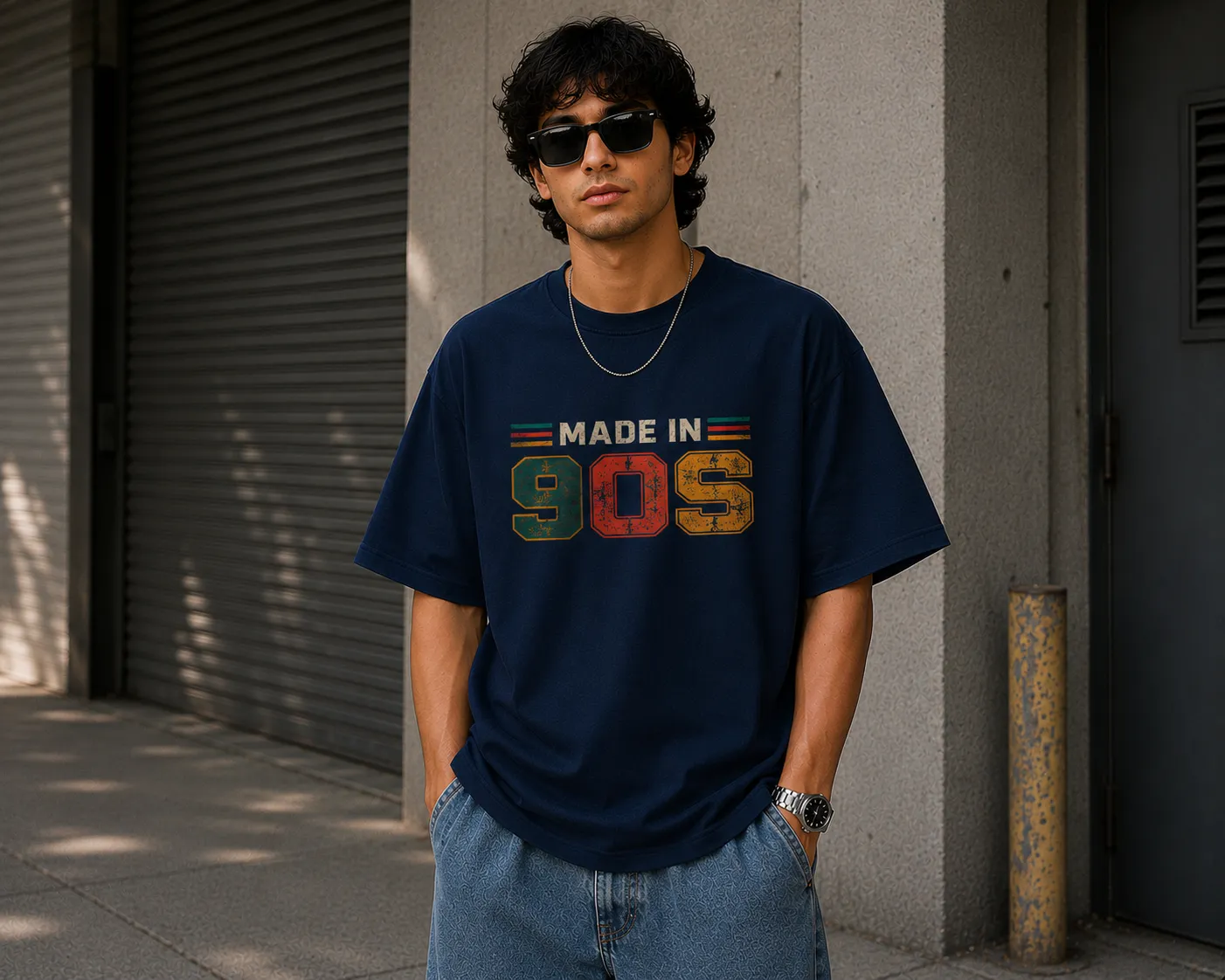 Made in 90s Millennial Oversized T-Shirt 1