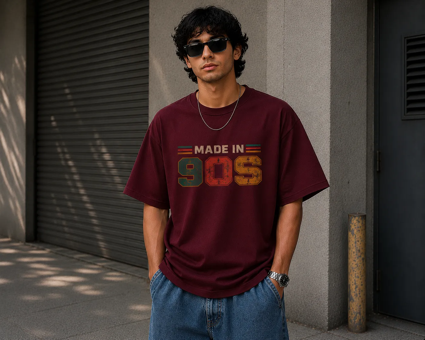 Made in 90s Millennial Oversized T-Shirt 1