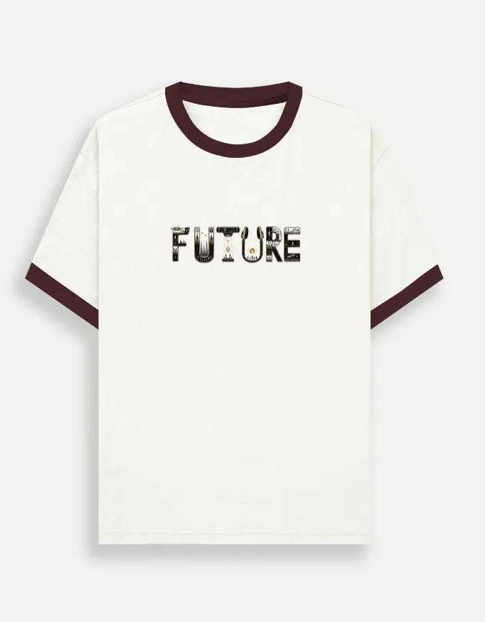 Future Ringer Typography T-Shirt 3