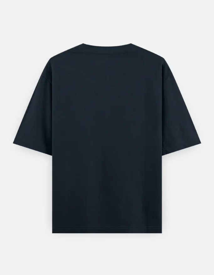 Folk Art Motif Graphic Unisex Oversized T-Shirt 3