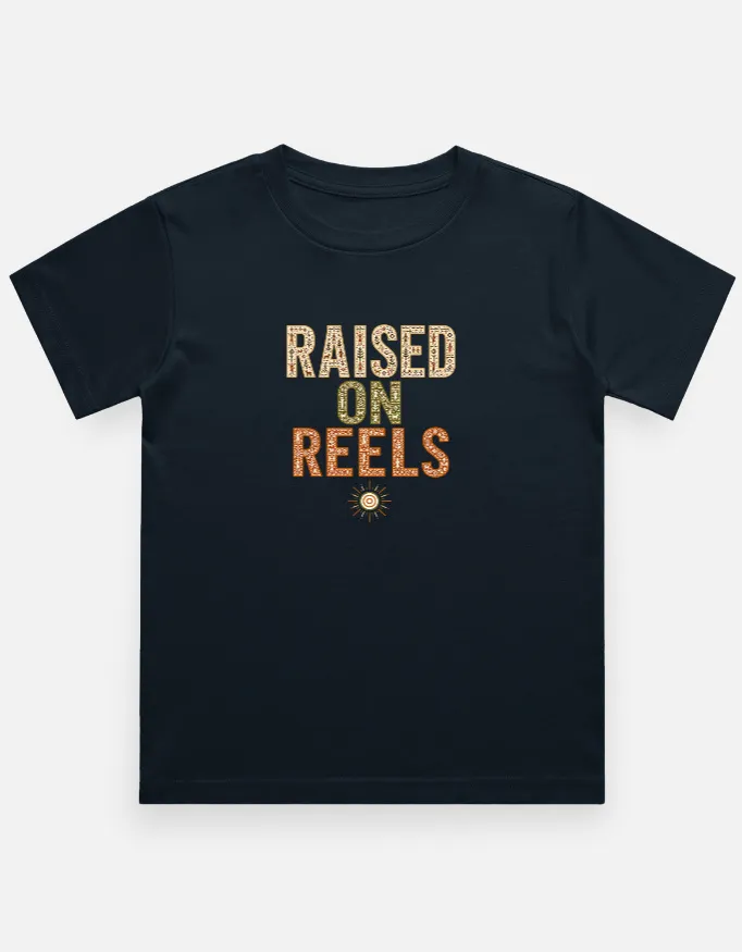 Raised On Reels Gen Z Kids T-Shirt 3