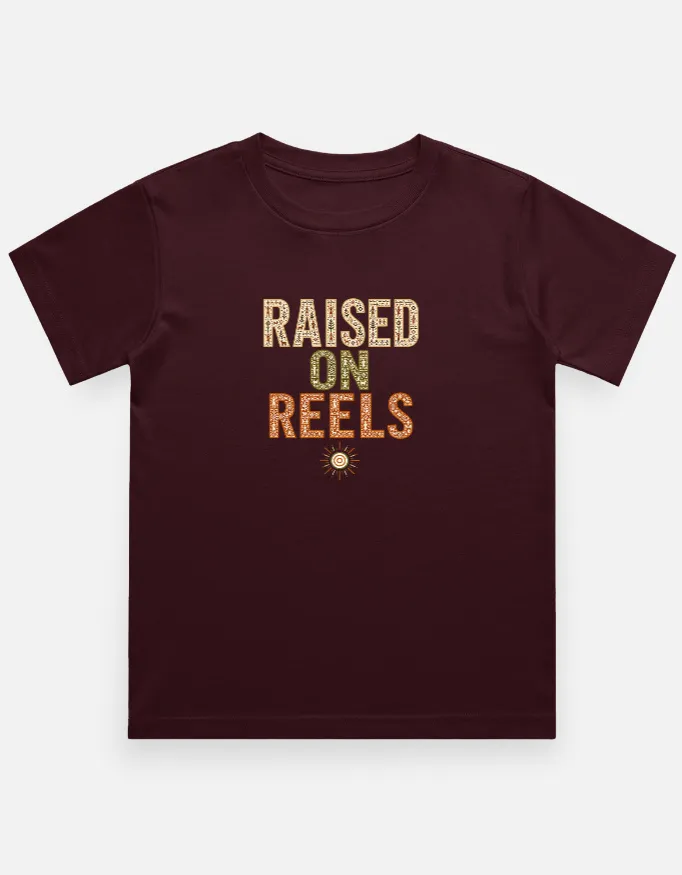 Raised On Reels Gen Z Kids T-Shirt 3