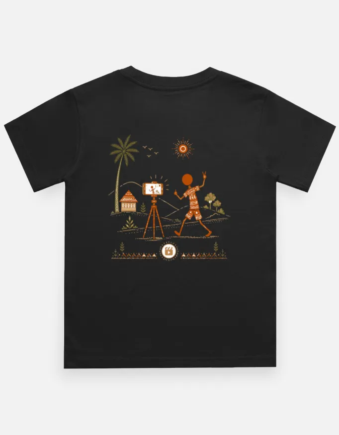 Raised On Reels Gen Z Kids T-Shirt 4