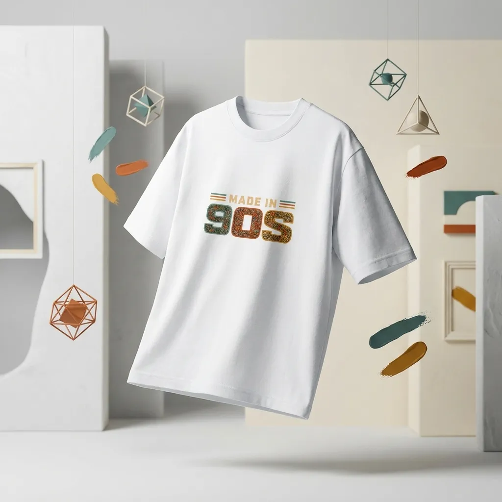 Made in 90s Millennial Oversized T-Shirt 3