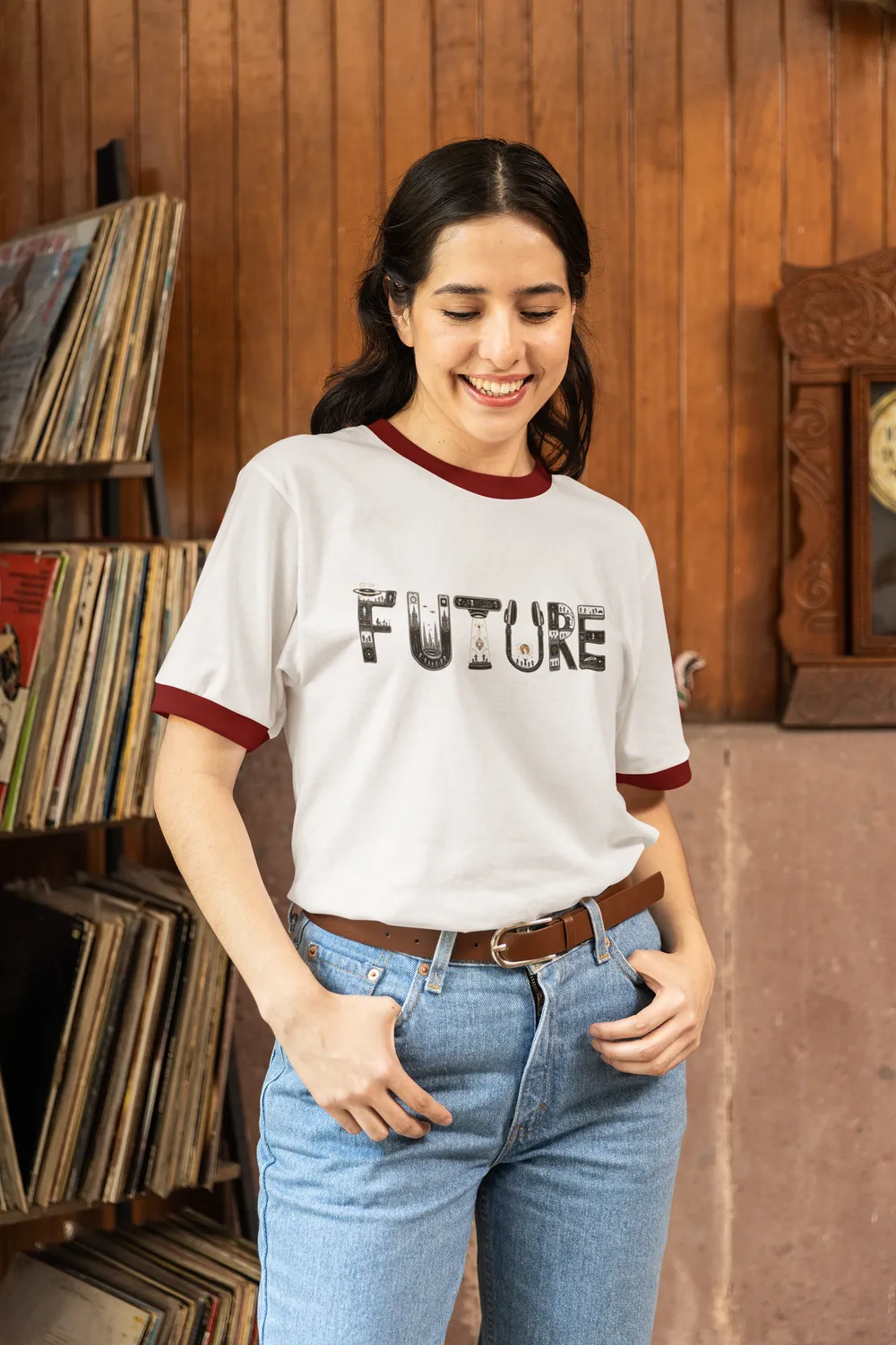 Future Ringer Typography T-Shirt