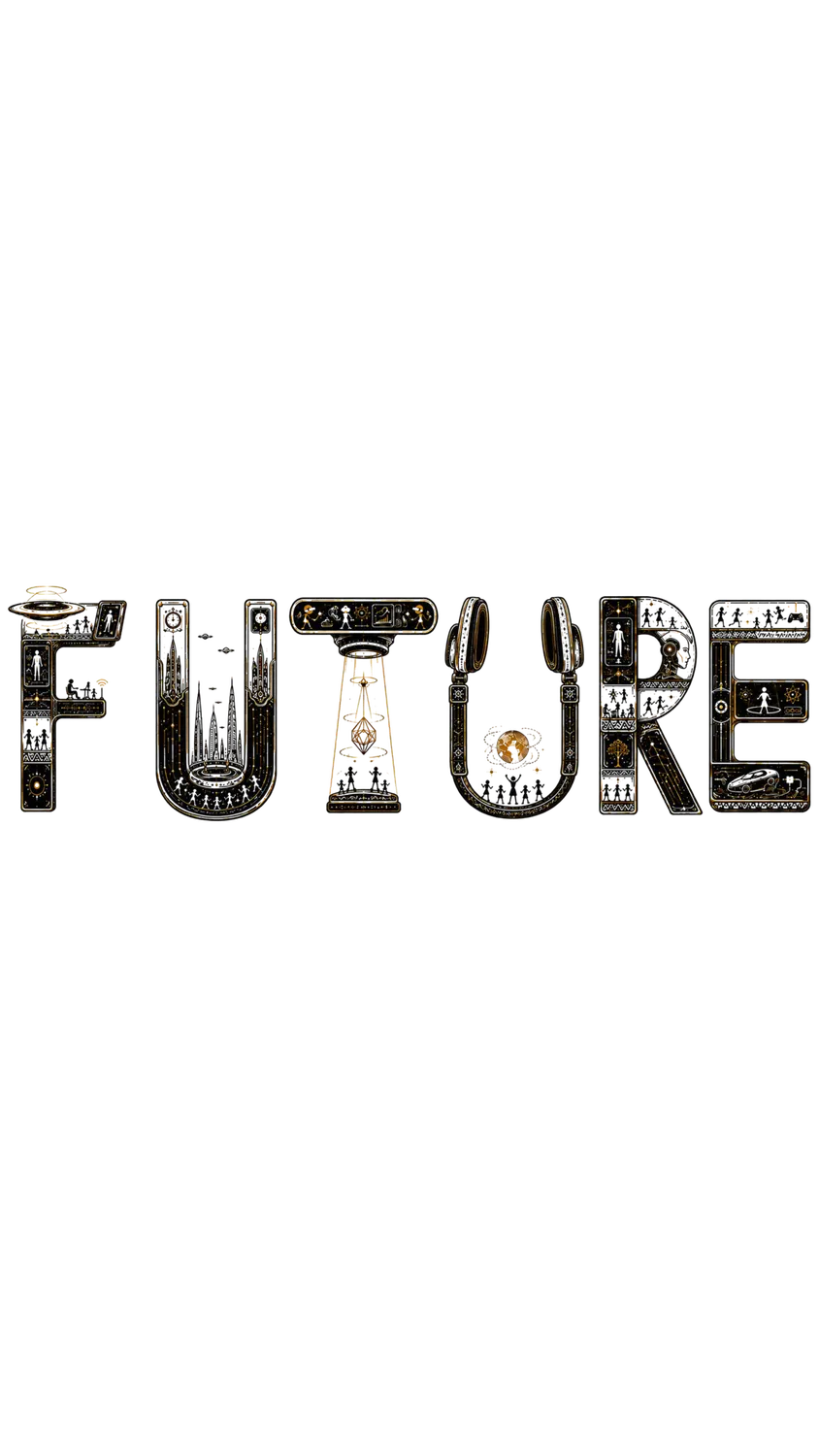 Future Ringer Typography T-Shirt 4