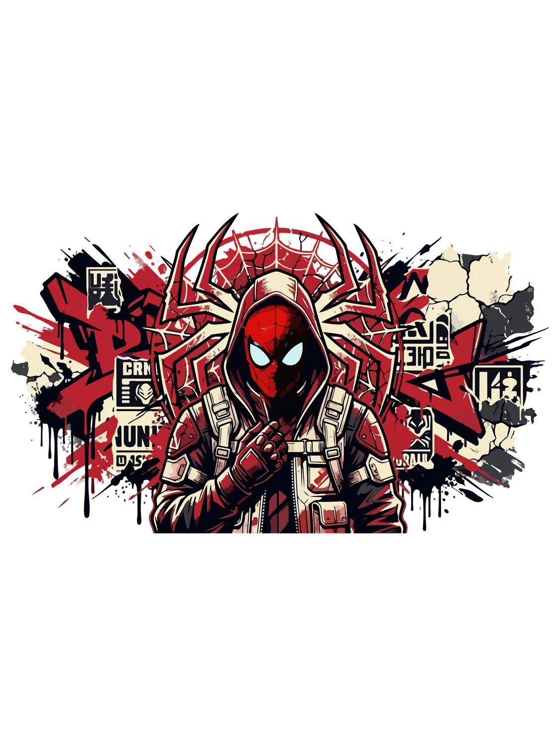 Spiderman Unisex Oversized Graphic T-Shirt 5