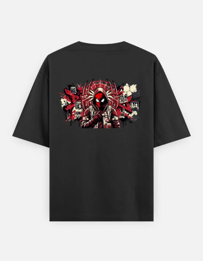 Spider-inspired Unisex Oversized Graphic T-Shirt 4
