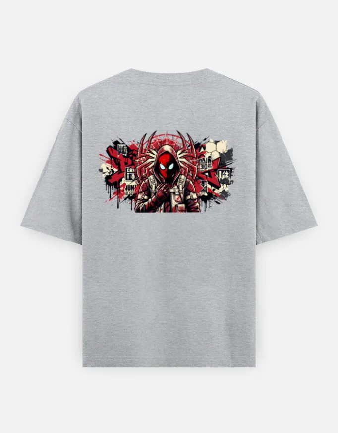 Spiderman Unisex Oversized Graphic T-Shirt 3