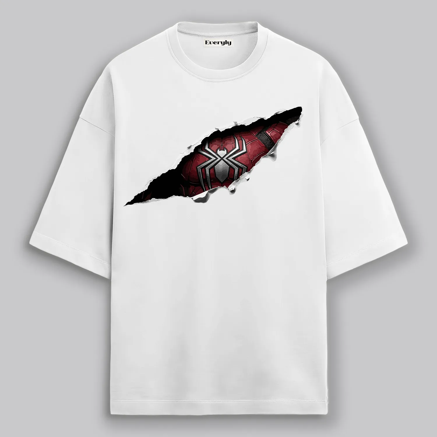 Spiderman Ripped Unisex Oversized Streetwear T-Shirt 3