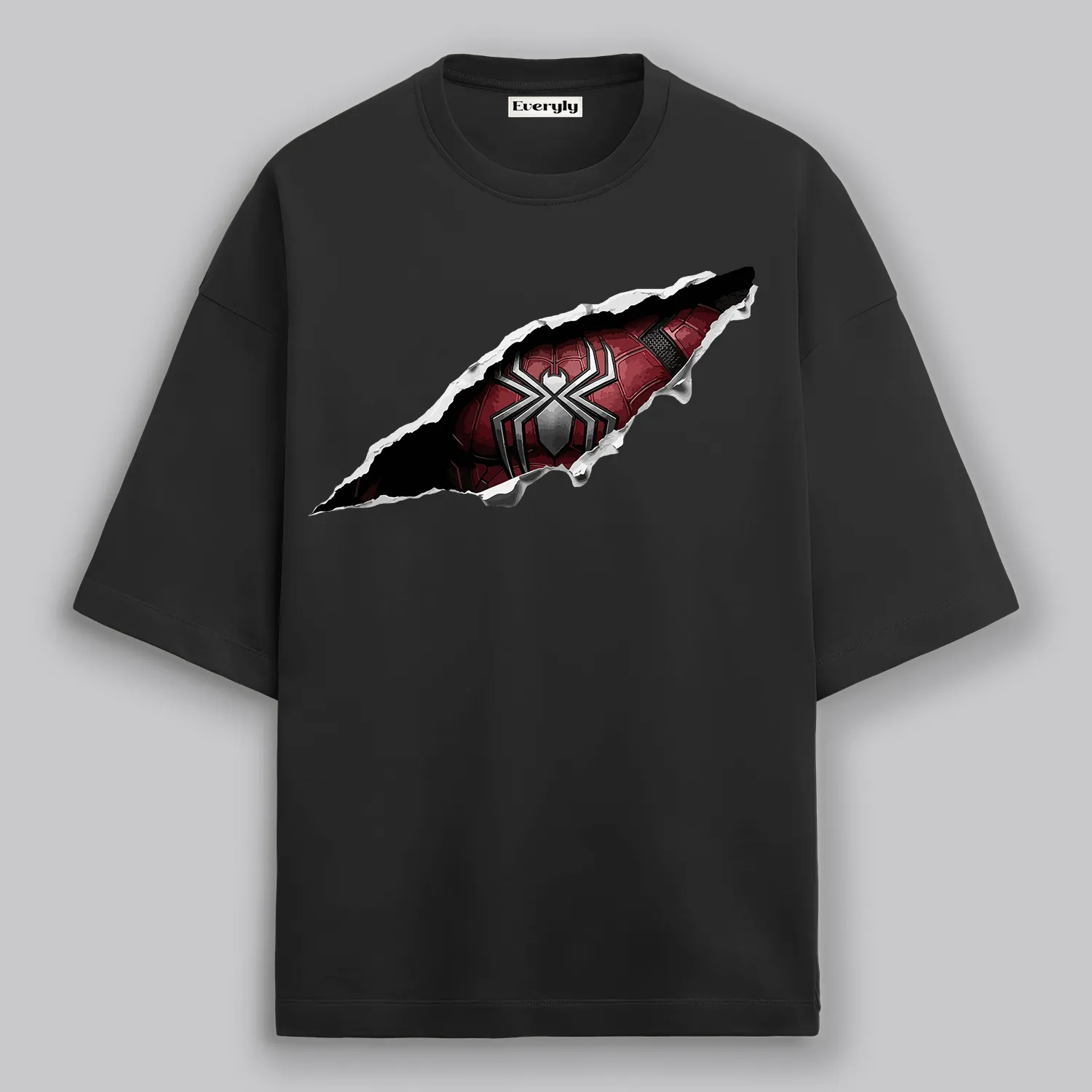 Spiderman Ripped Unisex Oversized Streetwear T-Shirt 3