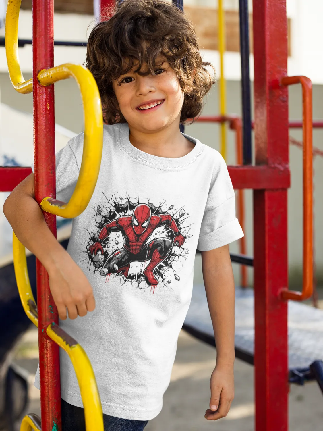 Superhero Kids Crew Neck T-Shirt