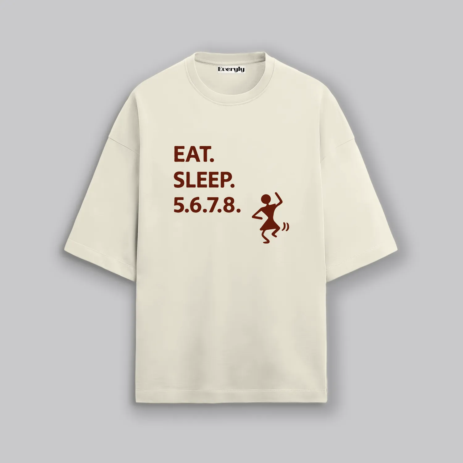 Warli Dance Art Unisex Oversized T-Shirt 3